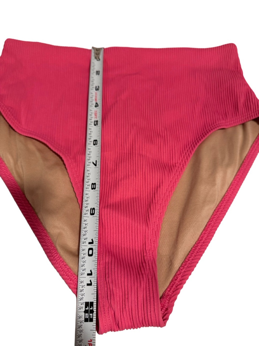 Old Navy Ribbed High-Waist Bikini Set in Deep Pink - Picture 11 of 16